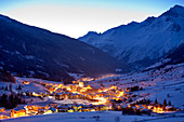 France, Savoie, Maurienne Valley, Massif de la Vanoise, Val Cenis Resort, Lanslevillard