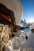 France, Savoie, Vanoise National Park, Bonneval sur Arc, labelled Les Plus Beaux Villages de France (The Most Beautiful Villages of France), the highest village of Haute Maurienne (1850 m)