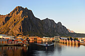 Norway, Nordland County, Lofoten Islands, Lofoten Islands, Austvagoy Island, Svolvaer harbour