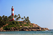 India, Kerala State, seaside resort of Kovalam, le phare