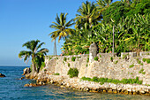 Brazil, Bahia State, Tinhare Island, Morro de Sao Paulo, fortifications built in the 16th century all around the island hill at the harbour entrance was a slave jail