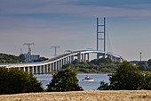 View from Altefaehr to Ruegen Bridge, Mecklenburg Vorpommern, Germany