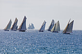 'Start of the Classic Sailing Regatta ''Régates Royales'', Cannes, Cotes d'Azur, France'