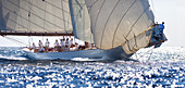 'Big Class Cutter ''Cambria'', Konstrukteur William Fife  1928, Classic Sailing Regatta ''Régates Royales'', Cannes, Côte d'Azur, France'