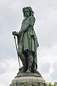 Statue of Vercingétorix near Alise-Sainte-Reine , Departement Côte-d'Or , Burgundy , France , Europe