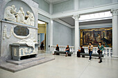 Germany, Berlin, Museum Island, listed as World Heritage by UNESCO, the museum of the former National Gallery (Alte Nationalgalerie), the tomb of Alexander von der Mark (1788-1790)