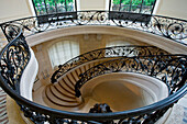 France, Paris, area listed as World Heritage by UNESCO, the Petit Palais Museum, staircase