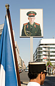 Germany, Berlin, Kreutzberger district, Charlie Checkpoint, a former crossing between east and west at the time of the wall