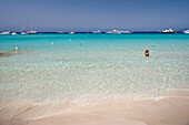 Spanien, Balearen, südlich von Ibiza, Formentera Insel, Ses Illetes Strand