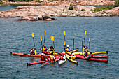 Canada, Ontario Province, Georgian Bay, Killarney, sea kayaking