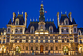 Frankreich, Paris, Gebiet als Weltkulturerbe der UNESCO, Hotel de Ville (Rathaus)