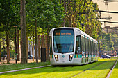 France, Paris, tram between the Porte d'Italie and Porte d'Ivry