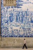 Portugal, Region Norte, Porto, Do Carmo Kirche, Azulejos