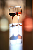Frankreich, Bouches du Rhone, Saint Cannat, Rot und Rosé-Wein aus La Bargemone Wein produzierenden Domäne, Coteaux d'Aix-en-Provence (obligatorische Erwähnung)