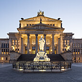 Gendarmenmarkt, Schauspielhaus, Konzerthaus, Goethe Denkmal,  Berlin