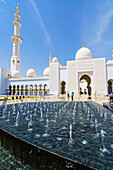 Sheikh Zayed Mosque, Abu Dhabi, United Arab Emirates, Middle East