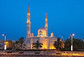 Dubai Jumeirah Mosque at night, Dubai, United Arab Emirates, Middle East