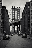 Manhatten Bridge, Brooklyn, New York City, New York, USA