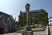Church, Rochefort-en-Terre Village, Bretagne, France