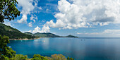 Koh Tao as seen from the peak on Koh Nang Yuan, Thailand, Southeast Asia, Asia