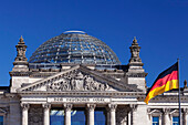 Reichstag Parliament Building, The Dome by Norman Foster architect, Mitte, Berlin, Germany, Europe