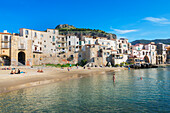 Old town, Cefalu, Sicily, Italy, Mediterranean, Europe