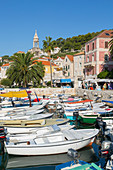 Harbour Boats, Hvar, Hvar Island, Dalmatia, Croatia, Europe