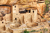 Anasazi Ruins, Cliff Palace, Mesa Verde National Park, Colorado, United States of America