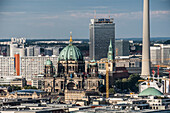 view from Potsdamer Platz with Berlin Cathedral in the background, Berlin, Germany