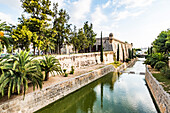 Blick auf Bou de Santiago Calatrava in Palma, Mallorca, Balearen, Spanien