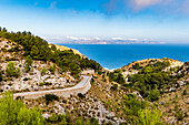 Berge und Steilküste bei Betlem und Arta, Mallorca, Balearen, Spanien