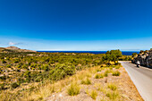 view to the coast near Arta, Mallorca, Balearic Islands, Spain