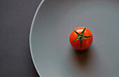 Tomato on plate
