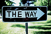 One way sign change to the way