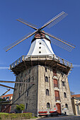 Windmühle Amanda in Kappeln, Ostseeküste, Schleswig-Holstein, Norddeutschland, Deutschland, Nordeuropa, Europa