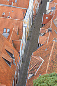 Häuser in der Altstadt, Hansestadt Lübeck, Schleswig-Holstein, Norddeutschland, Deutschland, Europa