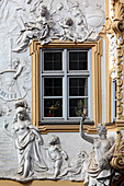 Facade, Asamhaus, Sendlinger Strasse, Munich, Bavaria, Germany