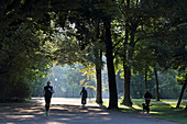 Morning walk, Englischer Garten, Munich, Bavaria, Germany