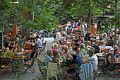 Augustiner beer garden, Arnulfstrasse, Munich, Bavaria, Germany