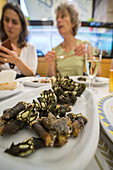 goose barnacles, speciality, delicacy, appetizer, seafood restaurant, Lisbon, Portugal
