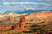 View at Capitol Reef National Park and Henry Mountains , Waterpocket Fold , Utah , Arizona , U.S.A. , America