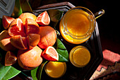 Freshly squeezed orange juice, Marrakech, Morocco
