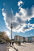 Fernsehturm, Alexanderplatz, Mitte, Berlin, Deutschland