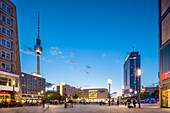 Abendstimmung, Alexanderplatz, Mitte, Berlin, Deutschland