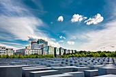 Holocaust Mahnmal vor Potsdamer Platz, Berlin, Deutschland