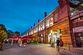 Hackescher Markt im Abendlicht, Mitte, Berlin, Deutschland