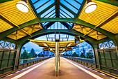 Tube station at Eberswalder Strasse, Prenzlauer Berg, Berlin, Germany