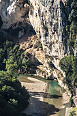 Verdon gorge, river landscape, Verdon river, Route des Crêtes, Vosges, Route des Cretes, Vosges, Provence-Alpes-Cote d'Azur, France