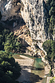 Schlucht von Verdon, Flusslandschaft, Fluss Verdon, Route des Crêtes, Vogesen, Provence-Alpes-Côte d’Azur, Frankreich