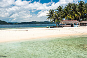 Twin Beach, a tropical, white sandy beach near Padang in West Sumatra, Indonesia, Southeast Asia, Asia
